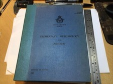 RAF Air Publication AP3307 Elementary Meteorology for Aircrew 1969