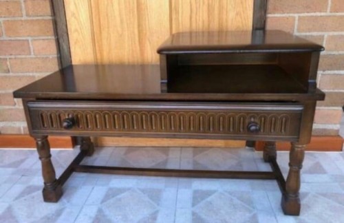 Vintage telephone seat - seat, with