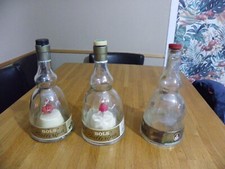 3 ANTIQUE BOTTLES DANCERS