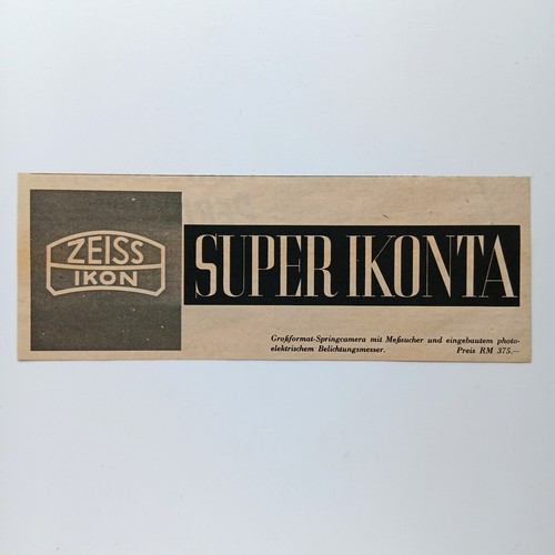 1940 zeiss ikon super - super, ikonta