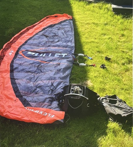 Kiteboarding flexifoil 5m - kiteboarding,