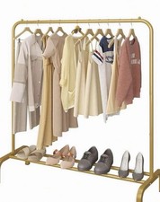 Coat / Clothes Hanging Gold Metal Rack Stand
