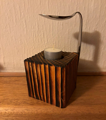 Modern cube tea - tea, holder