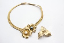 Christian Dior Vintage Jewellery 1959 1964 Simulated Pearl Signed Branded x 2