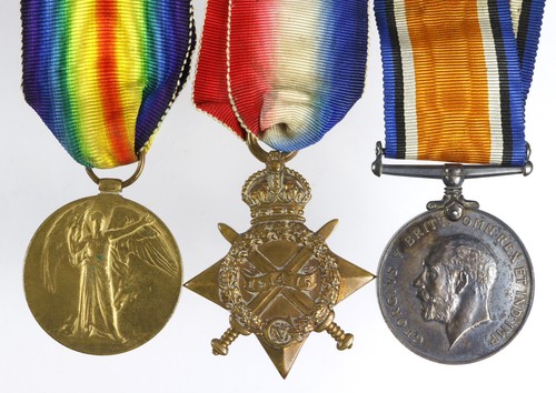 World war medal trio 1914 - war, 1