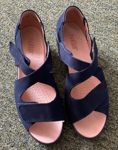 Hotter riga womens navy blue - hotter,