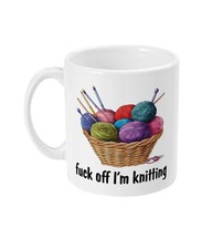 Fu*k off i'm knitting mug
