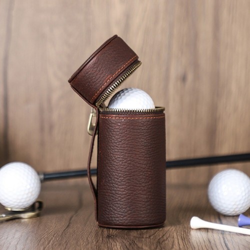 Genuine leather golf ball - leather,