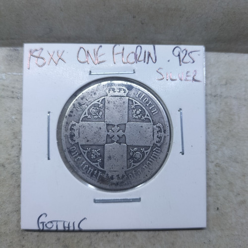 1880 gothic florin - gothic,