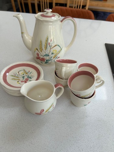 Rare set ceramic gold - gold, gilt