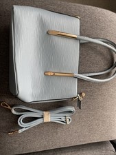 Ladies Handbag with Detachable Straps, Baby Blue Colour, NEW