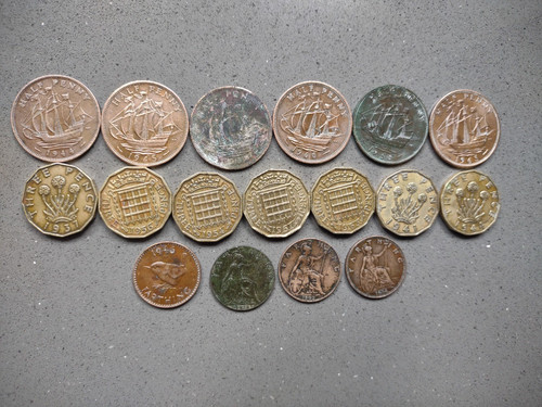 British pre decimal three - british, pre-decimal