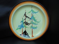 A Clarice Cliff circular shape