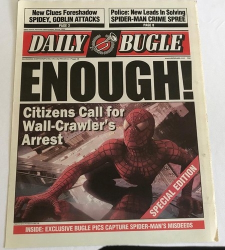 Daily bugle enough marvel - daily,