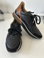 Hermes Black Tan Miles Sneakers 41,5