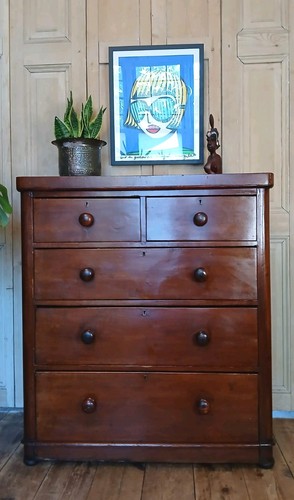 Outstanding victorian chest - chest, of