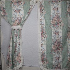 Vintage sears floral ruffle - vintage,