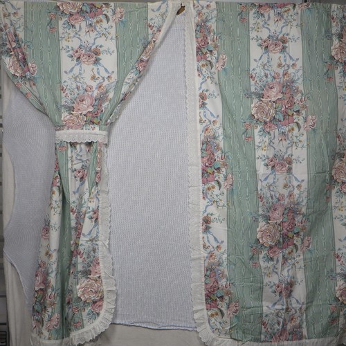 Vintage sears floral ruffle - vintage,