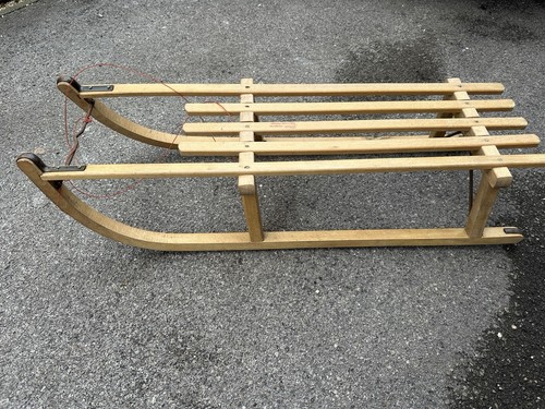 Vintage gloco wooden - wooden, sledge