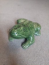 Large Vintage Ceramic Frog