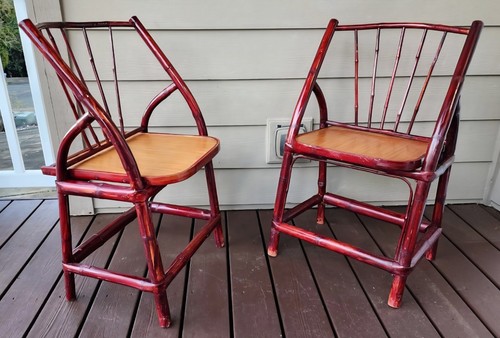 Pair diminutive antique - diminutive,