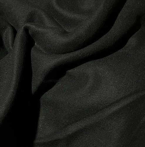 Black 100 coat wool fabric - coat,
