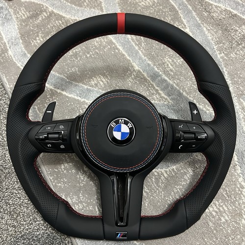 Bmw leather flat bottom - bmw,