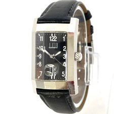 Vintage DUNHILL Facet Watch 8014 black steel mens quartz dunhillion