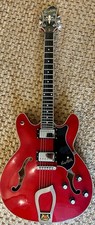 Hagstrom Viking Semi-Acoustic Guitar Cherry Red