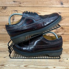 Dr Martens 3989 Shoes Womens Size UK 7 Red Oxblood Leather Brogue Dress DM