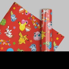 Pokemon Wrapping Paper 6m