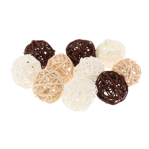 10pcs decorative rattan - 10pcs, balls