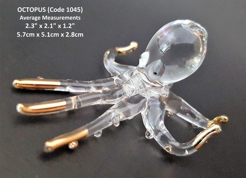 Hand blown glass octopus - hand,