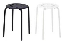 Stackable Round Plastic Stool