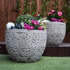 Pair of Large Regency Stone