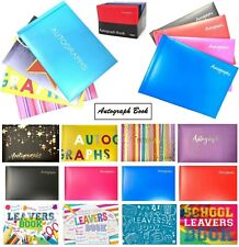 AUTOGRAPH SIGNATURE LEAVERS BOOK SPORT HARDBACK KIDS SCHOOL COLLEGE ADULT PLAIN