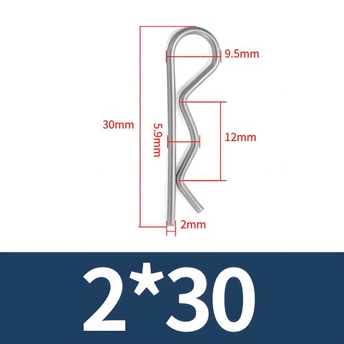 Clips retaining pins split - clips,