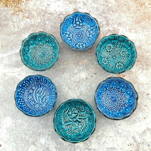 Hand painted ceramic bowls - hand,