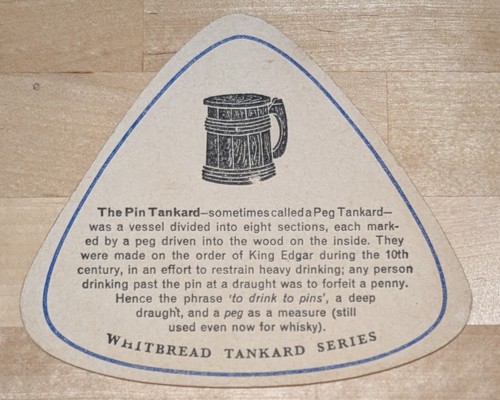 Whitbread tankard the - -, pin