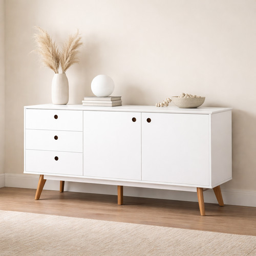 Belgium white sideboard 2 - white,
