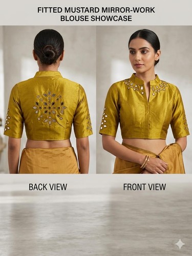 Olive gold readymade mashru - olive,