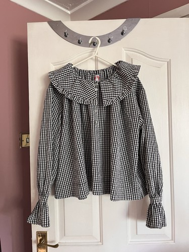 Shrimps meadow gingham ruffle - meadow,