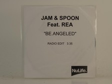 JAM AND SPOON FT REA BE ANGELED (H1) 1 Track Promo CD Single including White Sle