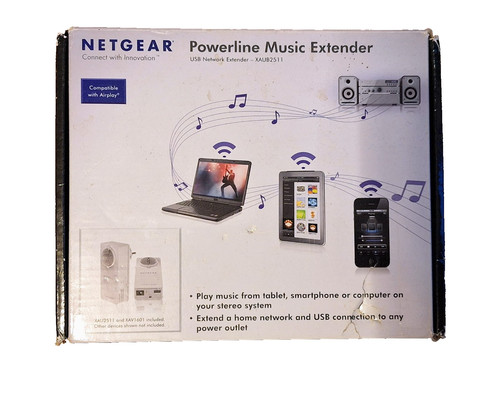 Netgear powerline music - powerline,