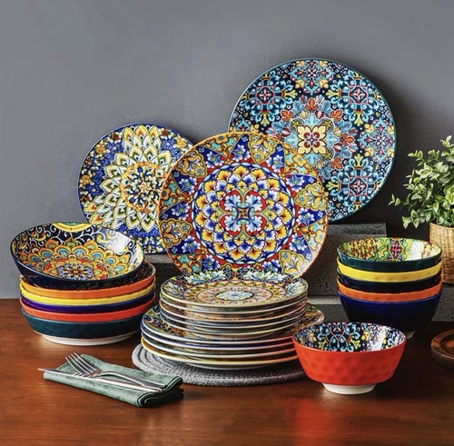 24pcs dinner set stoneware - 24pcs,