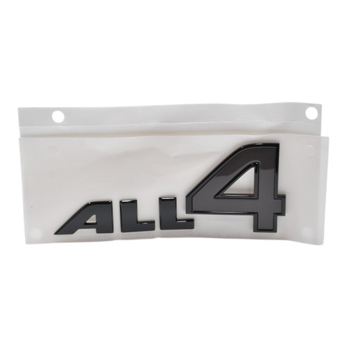 Genuine mini black all4 emblem - all4,