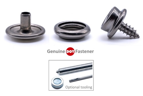 Snap fastener press studs - press,