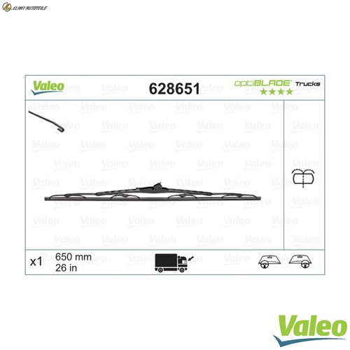 Wiper blade 628651 for renault - blade,