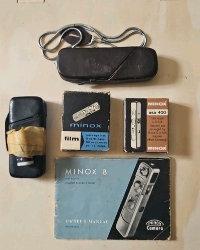 Minox spy camera with - spy,