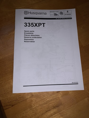 Husqvarna 335 xpt 335xpt - husqvarna,